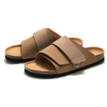 Salerno Suede Slide Sandals – Sand