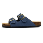 Maibulun Suede Arizona Sandals – Blue