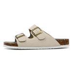 Maibulun Suede Arizona Sandals – Cream