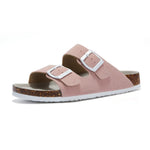 Maibulun Suede Arizona Sandals – Pink