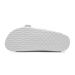 Maibulun Leather Arizona Sandals – White