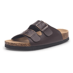 Maibulun Leather Arizona Sandals – Brown