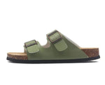 Maibulun Leather Arizona Sandals – Green