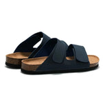 Conca Leather Comfort Sandals – Azul Escuro