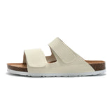 Conca Leather Comfort Sandals – Cream