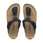 Miramare Thong Cork Sandals – Black
